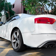 For A5 S5 8T Coupe Sline 2013-2017 Car Rear Bumper Side Corner Trim Skirt Lip Splitter Diffuser Spoiler Accessories