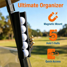 Holder Portable Quick Release Magnetic Rack Organizer Tee Dispenser for Golfers Adults Players Beginners