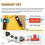 FeatherBoard Set for Woodworking Table Saws Engraving Machine, Double Featherboard, Push Block, for Workbenches 4