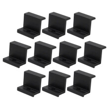10pcs Solar Panel End Clamps Aluminum Alloy Anti-Corrosion PV Mounting Accessories for 30mm Frame Solar System