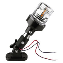 Boat Anchor Light Anchor Light Boat Stern Light Waterproof 6 Inches Fold Down Marine Navigation Lights for Boats LED