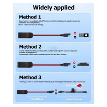 36W USB Typ C Ladegerät Adapter Lenker Motorrad USB Schnellladegerät mit Schalter Voltmeter für Handy Mobiltelefon