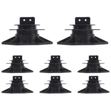 8er-Pack Verstellbare Deckstütze Sockel Deckfundament Basisunterstützung für Schwimmende Deckplattform Deckbodenhöhe