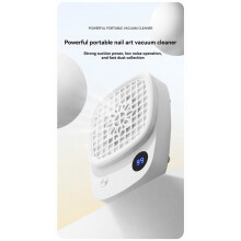 Cordless Nails Dust Collector 4000RPM Brushless Motor Rechargeable LED Display Vacuum Nails Dust Collector Tool