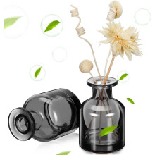 Zestaw 2 Szklanych Butelek do Dyfuzora Zapachowego 150ml Wielorazowe