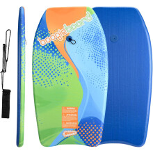 Deska Do Pływania Bodyboard Wytrzymała Lekka Komplet 2 Sztuk 94x46x10 cm