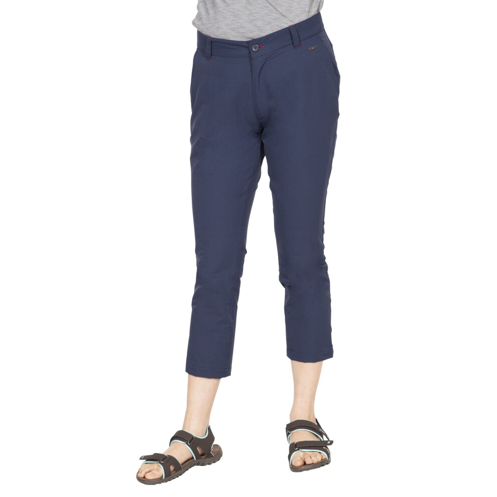 Trespass Women's Navy Zulu Cropped Trousers In | Size: 8 - Image 2