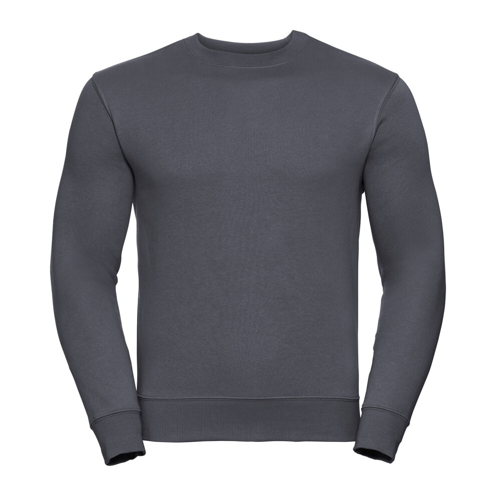 Russell (L, Convoy Grey) Mens Set-In Sweatshirt