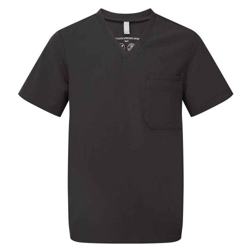 (4XL, Black) Onna Mens Limitless Onna-Stretch Work Tunic