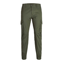 (12 Years, Olive Night) Jack And Jones Boys Paul Flake Cargo Trousers