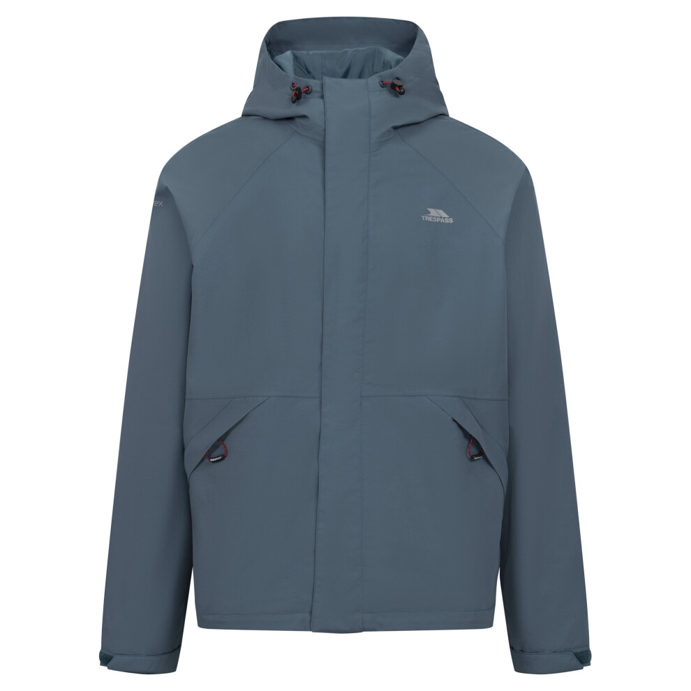 Trespass Men's Dark Bayhead Waterproof Jacket - Teal - Xs - Teal - 100% Mixed - Image 2