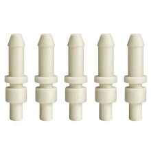5pcs I Shape Plastics Connector Set Coffee Machine Hose Fitting Hose Adapter for Home & Commercial Use