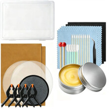 14-in-1 Card Care Cleaning Kit, 148 Pcs Professional Card Restoration Tools with Box Polishing Cream for Trading Game