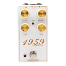 MOSKYAUDIO 1959 Distortion Effect Pedal for Electric Guitar for Distortion Tone Full Metal Shell