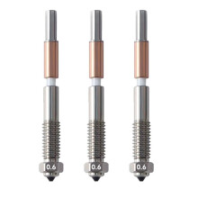 3 STKS Bimetaalmondstuk voor QIDI Q2 Q2c 0,6 / 0,8 mm Keramische Snelle Verwijdering Mondstukisolatie-Integratie voor 3D-Printer A