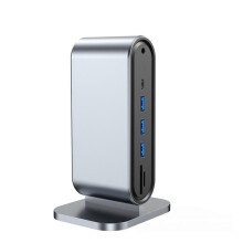 12 in 1 USB C HUB Type C to Multi 4K RJ45 USB 3.0 PD Power Adapter Docking Station for Laptop PC