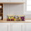 2 Pack Stackable Wire Storage Basket with Bamboo Lid, Extra Large Trash Bag Dispenser Roll Holder for Kitchen Sink 5