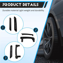 Door Pull Grab Handle & Panel Bezel with Trim Cover for B5 B5.5 1998-2005 3B0 867 175/3B1 867 171 E