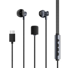 Sound Card Earphone Professional Gaming & Karaoke Microphone Multi Modes Real- Sing Recording Type-C Vocal Mic