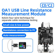 ALIENTEK OA1 USB Wire Cable Resistance Measurement Module Independent Wire Resistance Measure, Kelvin Four-Wire Method