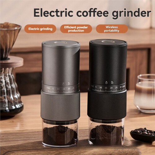 Rechargeable Coffee Grinder Household Small Bean Grinder Portable Grinder Automatic Coffee Machine A 1