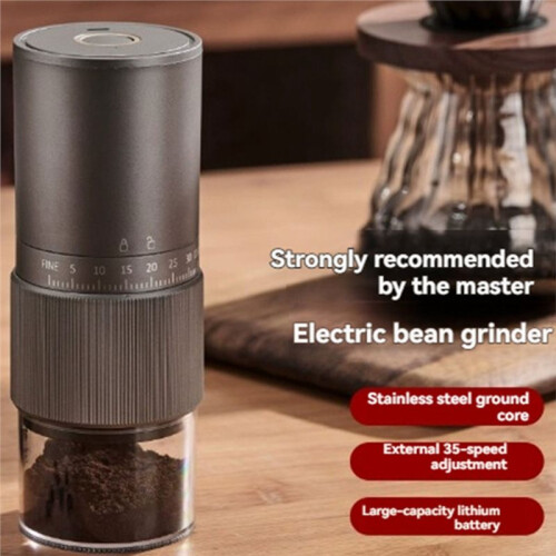 Rechargeable Coffee Grinder Household Small Bean Grinder Portable Grinder Automatic Coffee Machine A 2