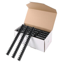 50er-Packung 21 Ring Kunststoff-Bindekämme, 1 Zoll Durchmesser, Buch-Rundring Aus Kunststoff, Bindekamm-Rücken für Büro und Schule