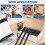 50 Pack 21  Plastic Binding Combs, 1 Inch Diameter, Book Circular Plastic ,Comb Binding Spine for Offices School 5