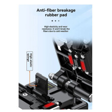 SKL-60S Fiber Cleaver High Precision Fiber Optic Cutter FTTH Optical Fiber Cable Cutting Tool for Leather Optical Cable