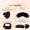 Airplane Sleep Support System Integrated Plane Sleeping Accessories with Memory Foam Long Haul Flight Pillow 8