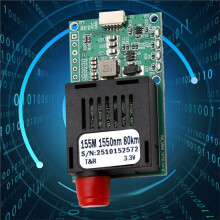Módulo de Transceptor Óptico TTL de 80KM 2 Piezas Transceptor Óptico FC/UPC Transceptor de Fibra TTL Equipos Terminales Ópticos RX