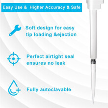 Embouts de Pipette Universels de 5 ML pour Onilab, 300 Pièces, Faible Rétention, Autoclavables, Sans DNase/RNase, Non Pyrogènes
