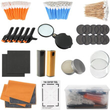 227 Pcs Card Care Clean Kit - Card Repair Polishing Kit with CleaningSpray Polishing Cream, Trading Card Cleaning Kit