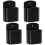 4-Pack Remote Control Holder, Adhesive Wall-Mount Remote Holder, for Desk Accessories and Small-Item Storage 1