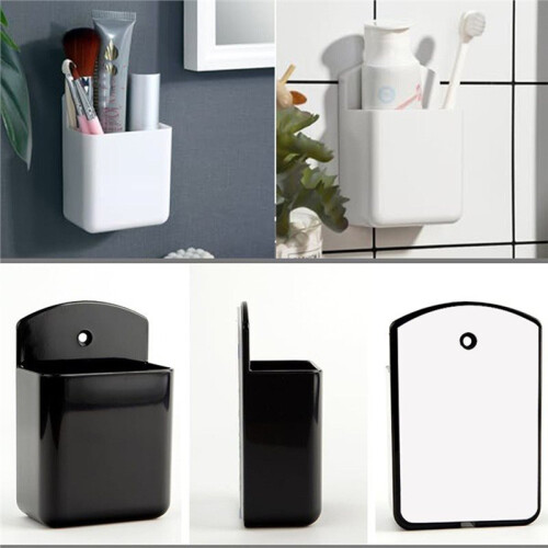 Support de Télécommande 4 Pièces, Support Mural Adhésif pour Télécommande, pour Accessoires de Bureau et Rangement D'Objets Petits 1