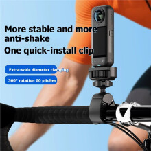 JJC Support de Guidon pour pour Osmo Action 6/5 Pro 4/3, pour Osmo 360, pour Osmo , pour X5, ACE Pro 2, ACE, pour 13/12/11/10