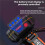 Phare Avant de Vélo LED Rechargeable USB, 8 LED, Étanche, Accessoires de Vélo 6