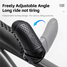 Barre de Repos Ergonomique pour Vélo, Angle Réglable, Poignée Antidérapante en TPE pour le Cyclisme Longue Distance, VTT et Vélos