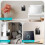 Support de Télécommande 4 Pièces, Support Mural Adhésif pour Télécommande, pour Accessoires de Bureau et Rangement D'Objets Petits 7