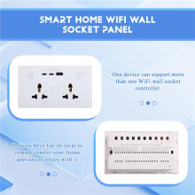 Für Home Wifi Wandsteckdosenpanel für International Doppel Universalsteckdose USB Touch 70W QC/PD3.0