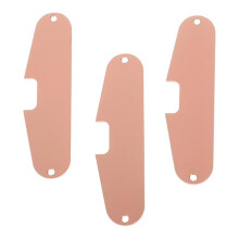 3pcs Copper Guitar Single Coil Pickups Base Plates for Strat Guitars