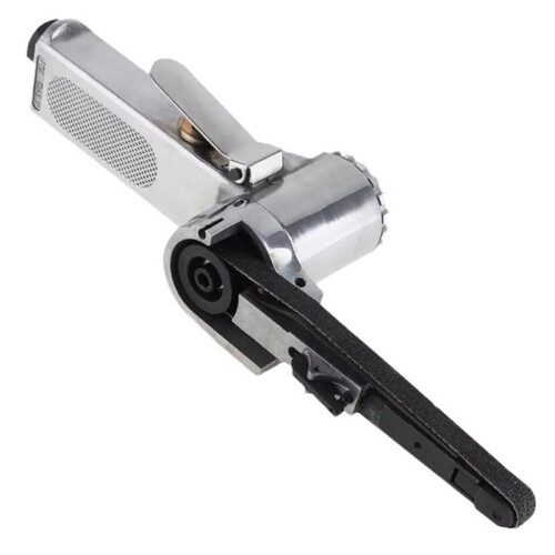 Pneumatic  Air Belt Sander Set for Woodworking and Metal Working Handheld Angle Grinder Tool 1