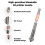 3PCS Bimetal Nozzle for QIDI Q2 Q2c 0.6/0.8mm Ceramic Quick Removal Nozzle Insulation Integration for 3D Printer A 2