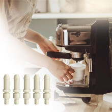 Conjunto de 5 Conectores de Plástico em Formato de I para Mangueira de Máquina de Café, Adaptador para Uso Doméstico e Comercial