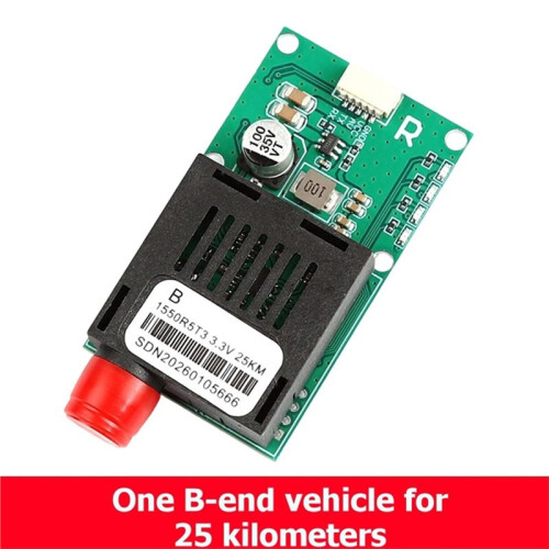 25KM TTL Optical Transceiver Module FC Interface Fiber Transceiver Optical Terminal Equipment AV/VCC/GND RX 1