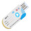 USB Temperature Data Logger 14400 Points USB Report with App 60 Days IP67 Disposable Recorder with Warning 8