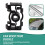 CLIP de MOLDE de TECHO NEGRO DBE000011 DBE000010 para   2002-2012 4