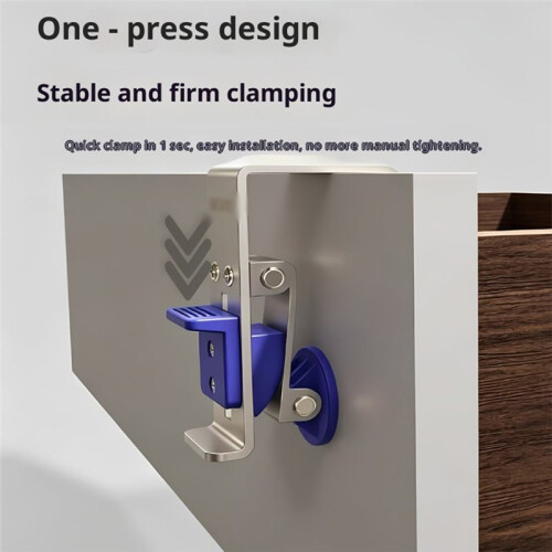 Quick Press Drawer Install Artifact Panel Holder Clip, Auxiliary Tool Drawer Clip & Surface Hardware Accessories A