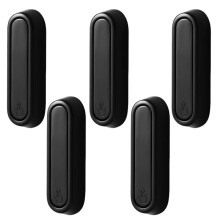 Folding Wall Hooks Towel Coat Hook Zinc Alloy for Home Kitchen Bathroom Towel Hanger Black