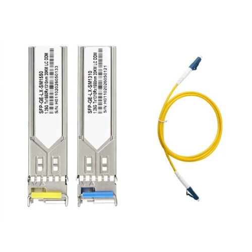 Gigabit SFP Optical Modules Single-Mode Single-Fiber Optical Module LC Connector Hot-Swappable for Network  Router